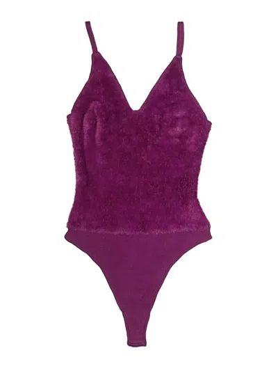 Pre-owned Intimately By Free People Bodysuit In Purple