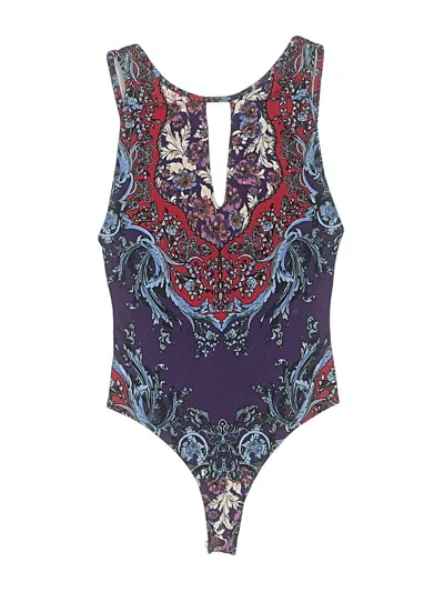 Pre-owned Intimately By Free People Bodysuit In Purple