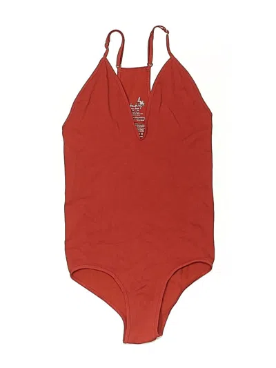 Pre-owned Intimately By Free People Bodysuit In Red