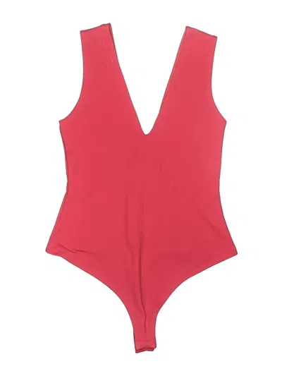 Pre-owned Intimately By Free People Bodysuit In Red