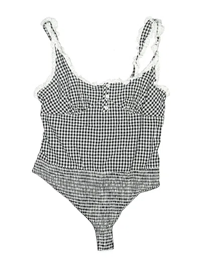 Pre-owned Intimately By Free People Bodysuit In Silver