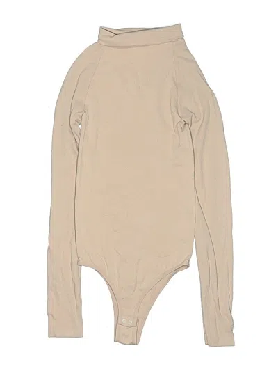 Pre-owned Intimately By Free People Bodysuit In Tan