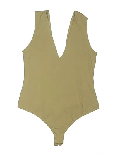 Pre-owned Intimately By Free People Bodysuit In Tan
