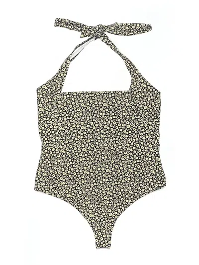 Pre-owned Intimately By Free People Bodysuit In Tan