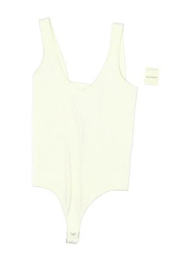 Pre-owned Intimately By Free People Bodysuit In White