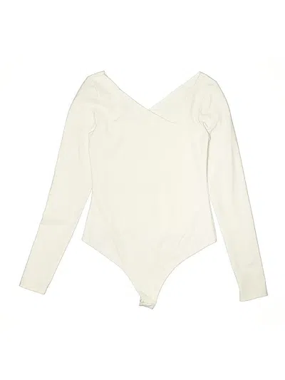 Pre-owned Intimately By Free People Bodysuit In White