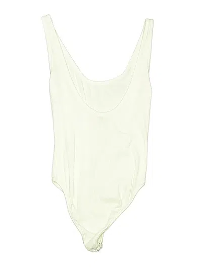 Pre-owned Intimately By Free People Bodysuit In White