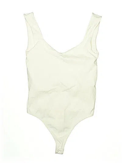 Pre-owned Intimately By Free People Bodysuit In White