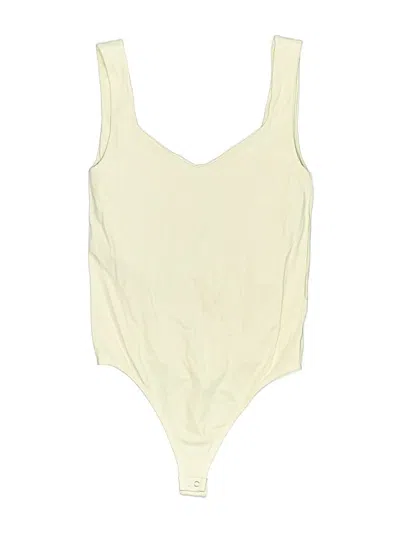 Pre-owned Intimately By Free People Bodysuit In White