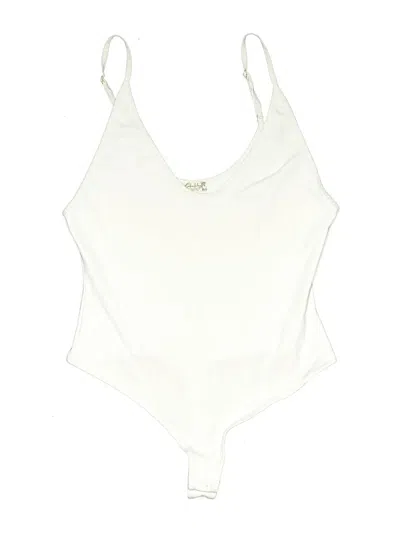 Pre-owned Intimately By Free People Bodysuit In White