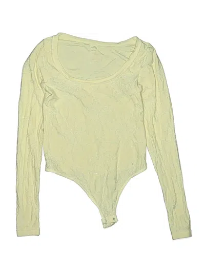 Pre-owned Intimately By Free People Bodysuit In White