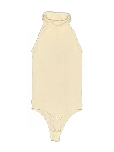 Pre-owned Intimately By Free People Bodysuit In White