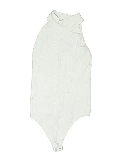 Pre-owned Intimately By Free People Bodysuit In White