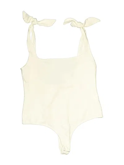 Pre-owned Intimately By Free People Bodysuit In White