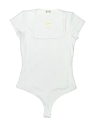 Pre-owned Intimately By Free People Bodysuit In White