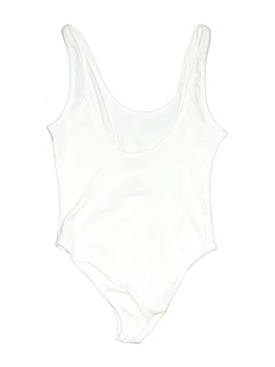 Pre-owned Intimately By Free People Bodysuit In White