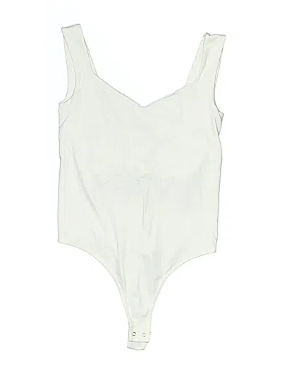 Pre-owned Intimately By Free People Bodysuit In White