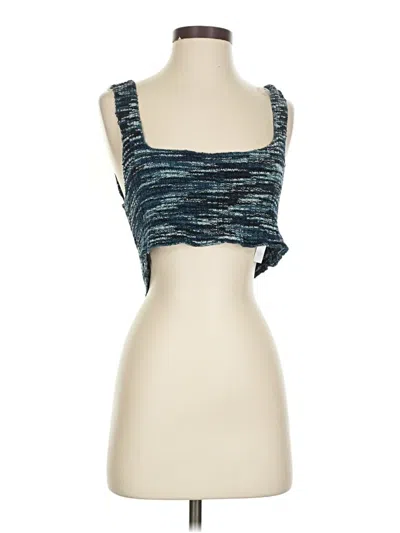 Pre-owned Intimately By Free People Cardigan Sweater In Blue