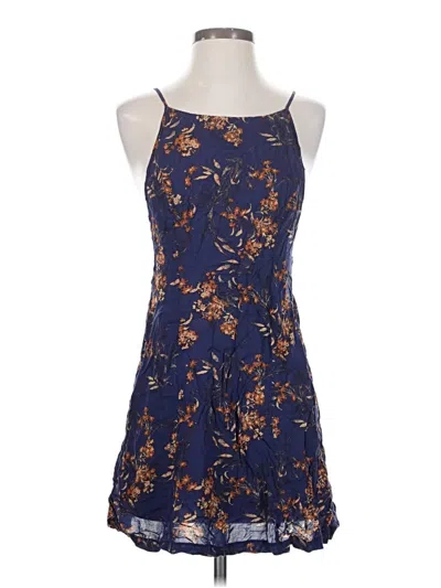 Pre-owned Intimately By Free People Casual Dress In Blue