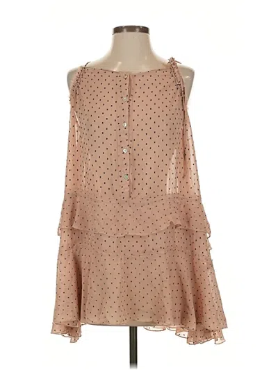 Pre-owned Intimately By Free People Casual Dress In Brown
