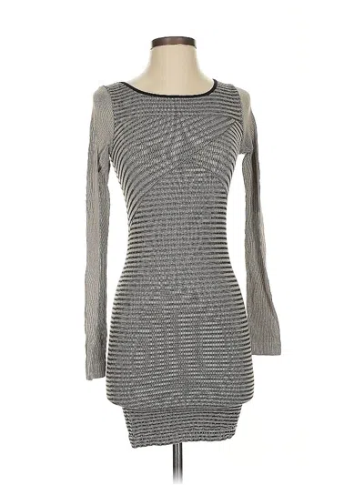 Pre-owned Intimately By Free People Casual Dress In Gray
