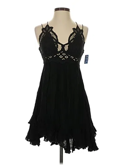 Pre-owned Intimately By Free People Cocktail Dress In Black