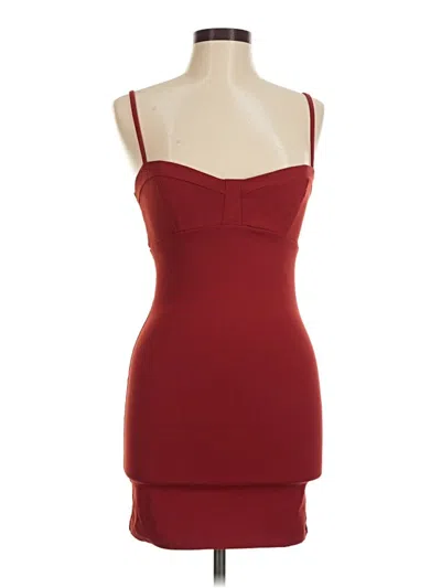 Pre-owned Intimately By Free People Cocktail Dress In Burgundy