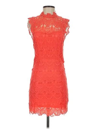 Pre-owned Intimately By Free People Cocktail Dress In Orange