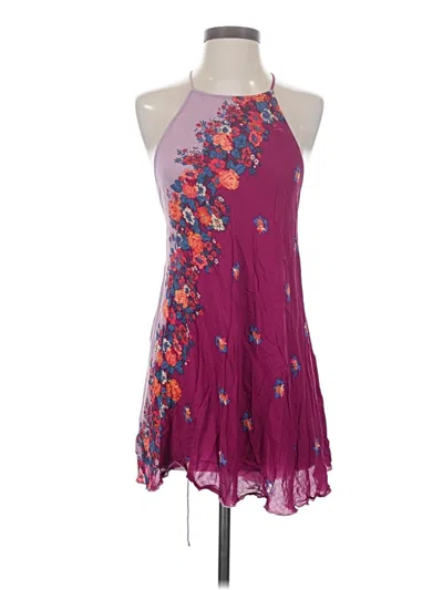 Pre-owned Intimately By Free People Cocktail Dress In Purple