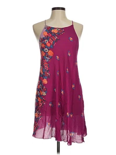 Pre-owned Intimately By Free People Cocktail Dress In Purple