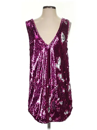 Pre-owned Intimately By Free People Cocktail Dress In Purple
