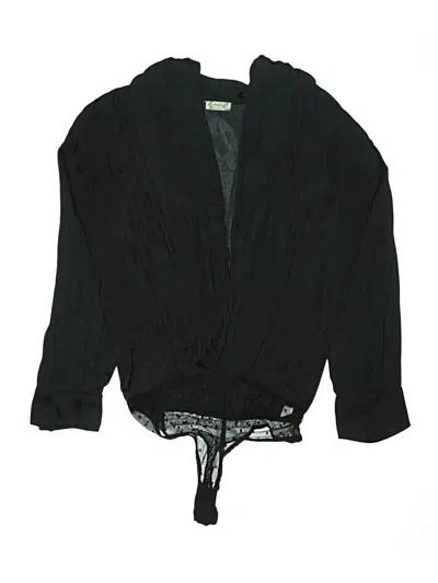 Pre-owned Intimately By Free People Kimono In Black