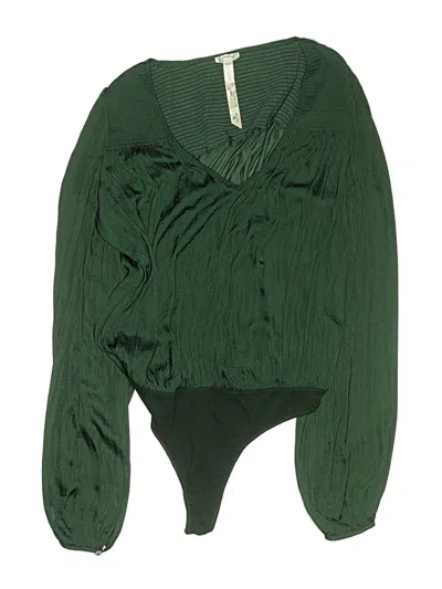 Pre-owned Intimately By Free People Kimono In Green