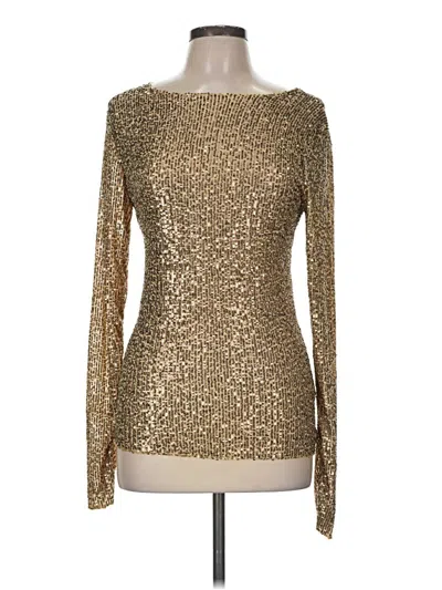 Intimately By Free People Long Sleeve Top Gold Boatneck Tops