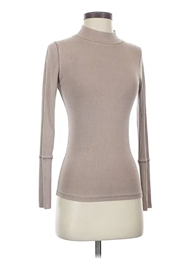 Pre-owned Intimately By Free People Long Sleeve Turtleneck In Brown
