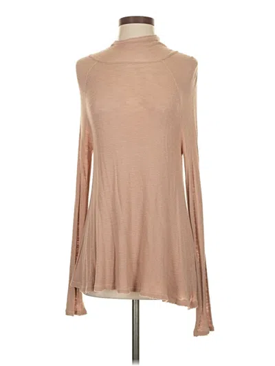 Pre-owned Intimately By Free People Long Sleeve Turtleneck In Brown