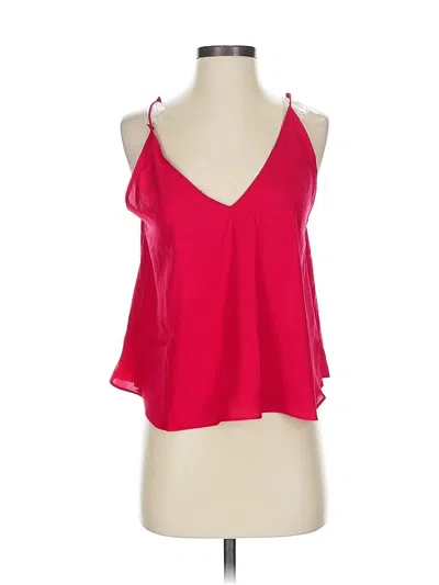 Pre-owned Intimately By Free People Sleeveless Blouse In Red