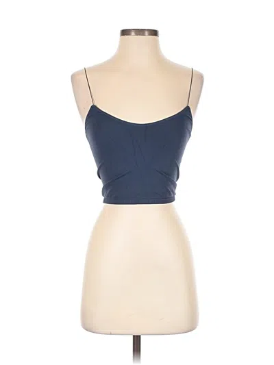 Pre-owned Intimately By Free People Sleeveless Top Blue Sweetheart Neckline Tops