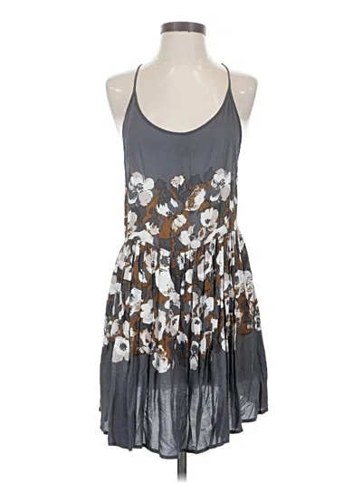 Pre-owned Intimately By Free People Sleeveless Top Gray Halter Neckline Tops