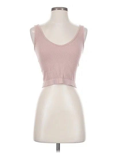 Pre-owned Intimately By Free People Sleeveless Top Pink Sweetheart Neckline Tops