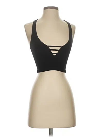 Pre-owned Intimately By Free People Tank Top Black Halter Neckline Tops