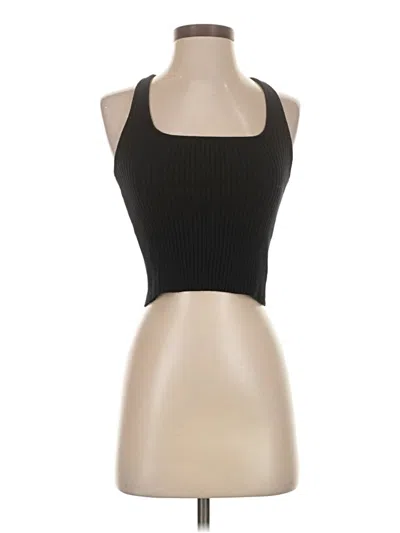 Pre-owned Intimately By Free People Tank Top Black Halter Neckline Tops