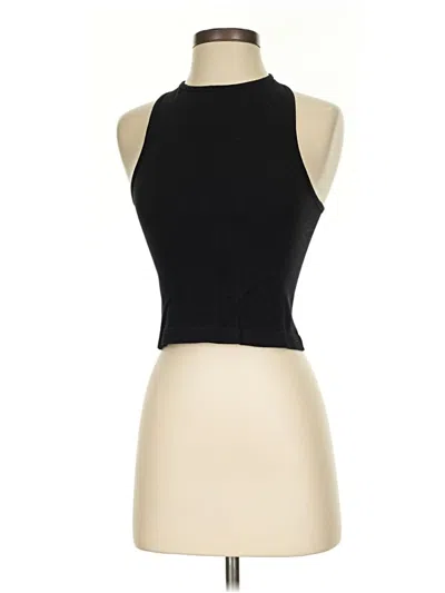 Pre-owned Intimately By Free People Tank Top Black Halter Neckline Tops