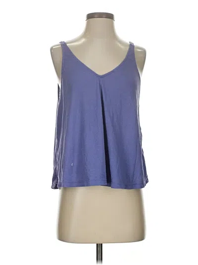 Pre-owned Intimately By Free People Tank Top Blue Halter Neckline Tops