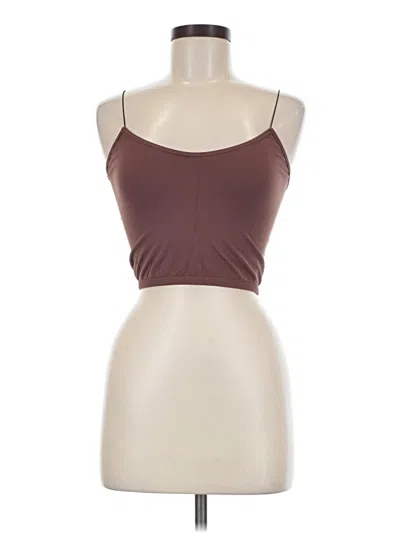 Pre-owned Intimately By Free People Tank Top Brown Strapless Neckline Tops