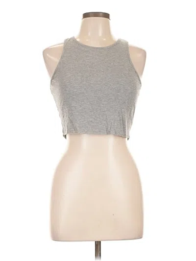 Pre-owned Intimately By Free People Tank Top Gray Halter Neckline Tops