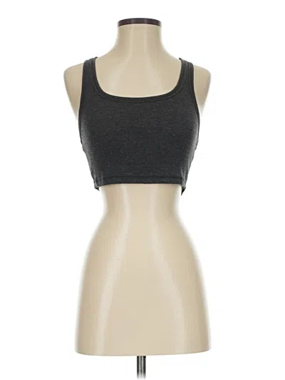 Pre-owned Intimately By Free People Tank Top Gray Halter Neckline Tops