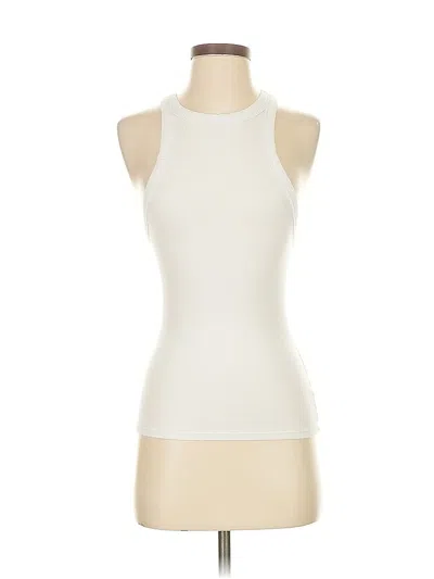 Pre-owned Intimately By Free People Tank Top Ivory Halter Neckline Tops In White