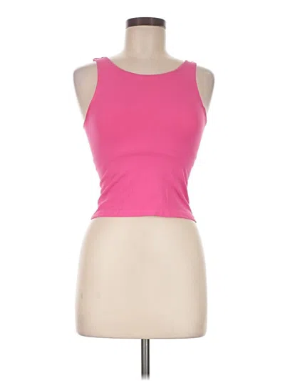 Pre-owned Intimately By Free People Tank Top Pink Strapless Neckline Tops