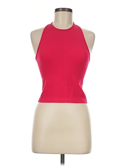 Pre-owned Intimately By Free People Tank Top Red Halter Neckline Tops